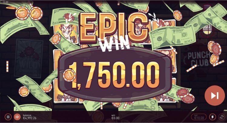 Big win Punch Club casino spel