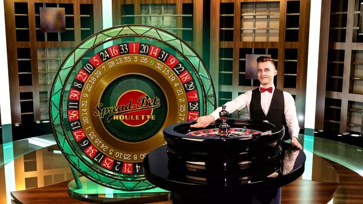 Spread Bet Roulette Live met mannelijke dealer