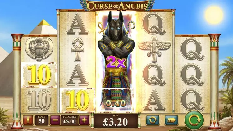 Curse of Anubis video slot met Egypte thema