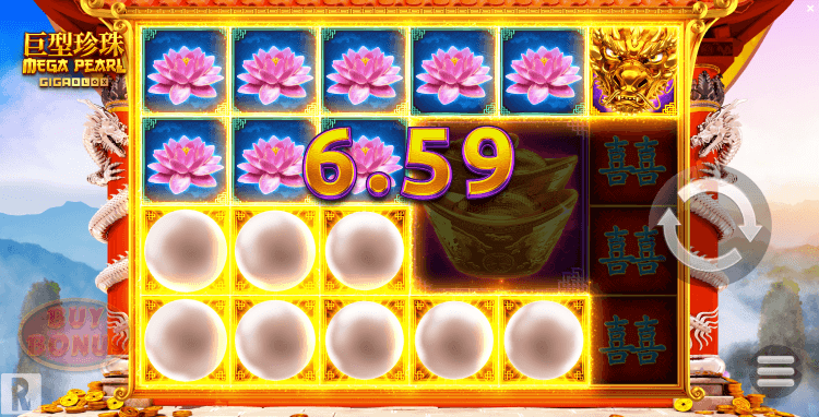 Megapearl Gigablox gokkast met Bonus Respins