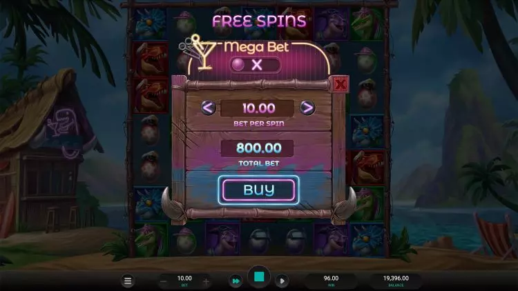 Video slot met Bonus buy feature