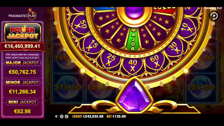 Jackpot spel video slot Wolf Gold Power Jackpot