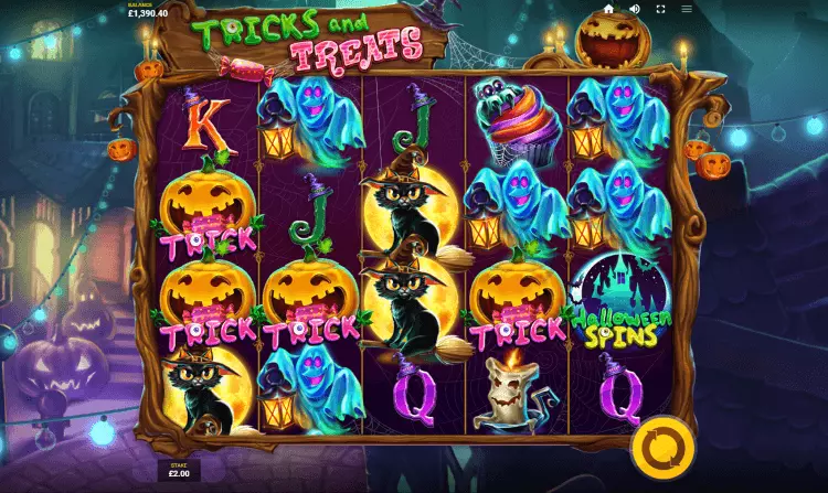 Tricks And Treats griezel video slot