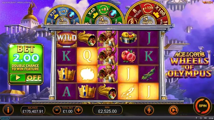 Age of the Gods: Wheels of Olympus jackpot gokkast