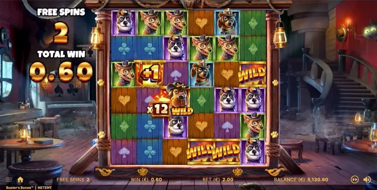 Buster´s Bones gratis spins feature