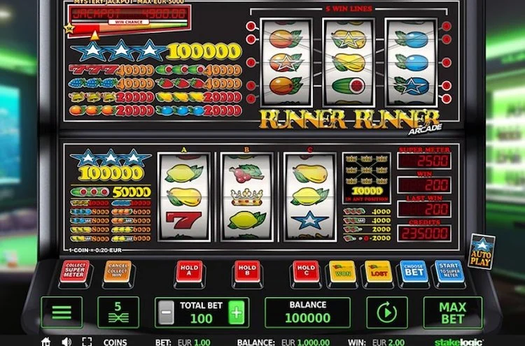 Runner Runner Arcade speelveld