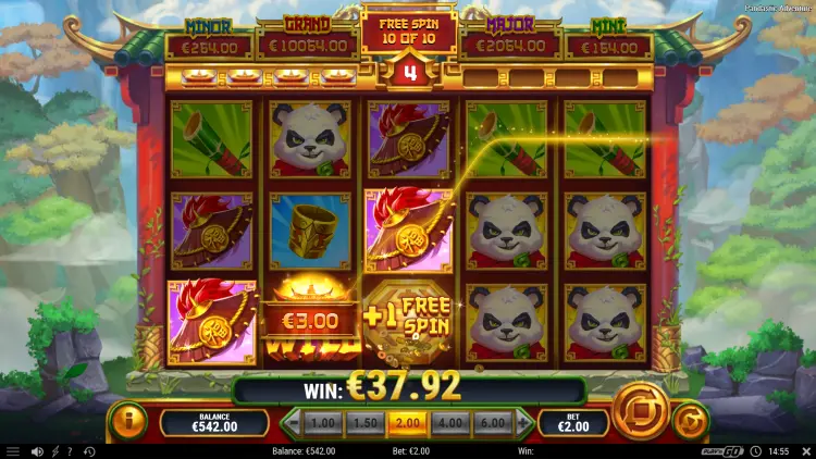 pandastic bonus game