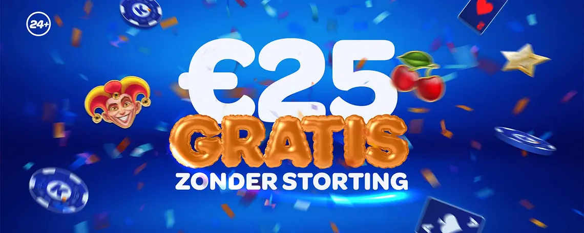 Kansino welkomstbonus met 25 gratis speelgeld