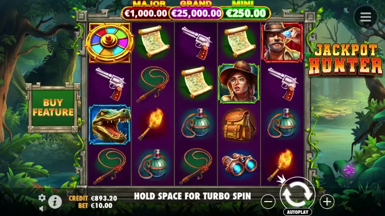 Jackpot Hunter met 3 vaste jackpots