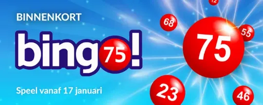 Bingo75 Tombola binnenkort te spelen