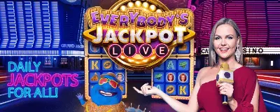 Everybody's Jackpot Live van Playtech