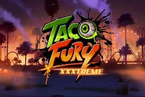 Taco Fury XXXtreme met Post-apocalyptisch thema